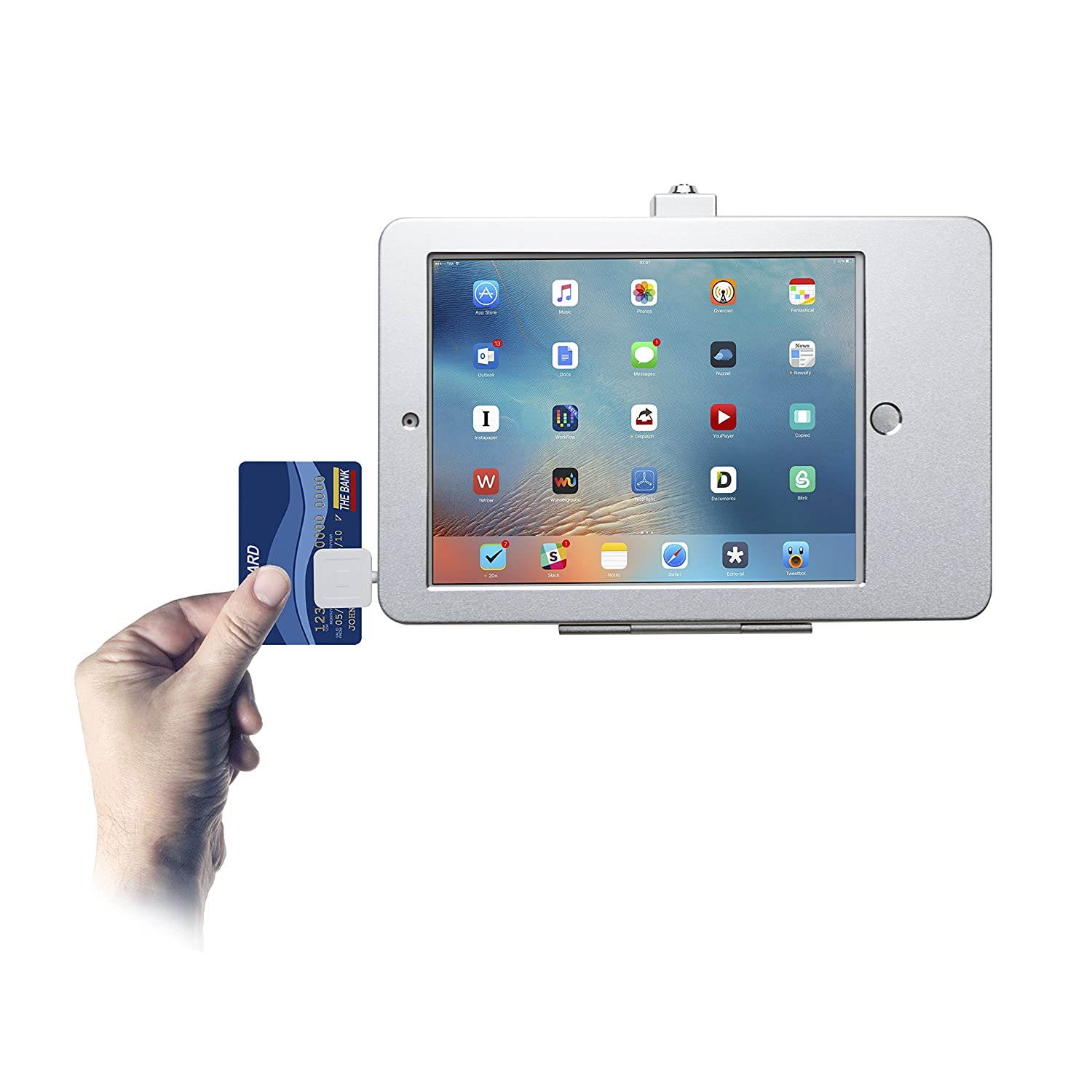 CTA Digital PAD-SWE Security Wall Enclosure for iPad (2017-2018), iPad Air, and iPad Pro 9.7