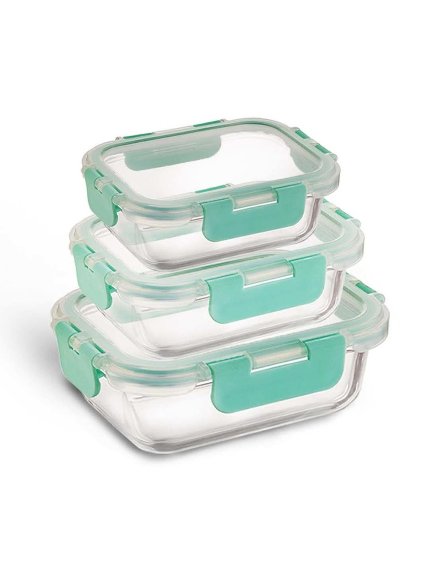 Allo Borosilicate Glass Containers with Lids Microwave Safe Container for Glass Storage Containers