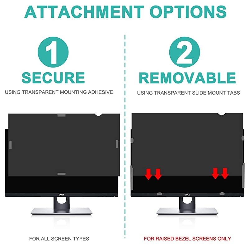 22 inch Privacy Screen Protector AntiSpyGlare Filter Compatible 22 Widescreen Computer Monitor 1610 Aspect Ratio WxH 475mm x 298mm