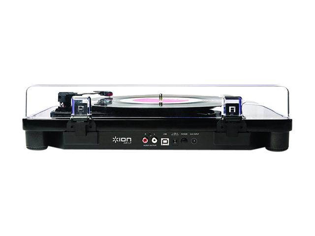 Ion Audio - IT55 - ION Air LP IT55 Record Turntable - 78, 45, 33.33 rpm - Piano Black