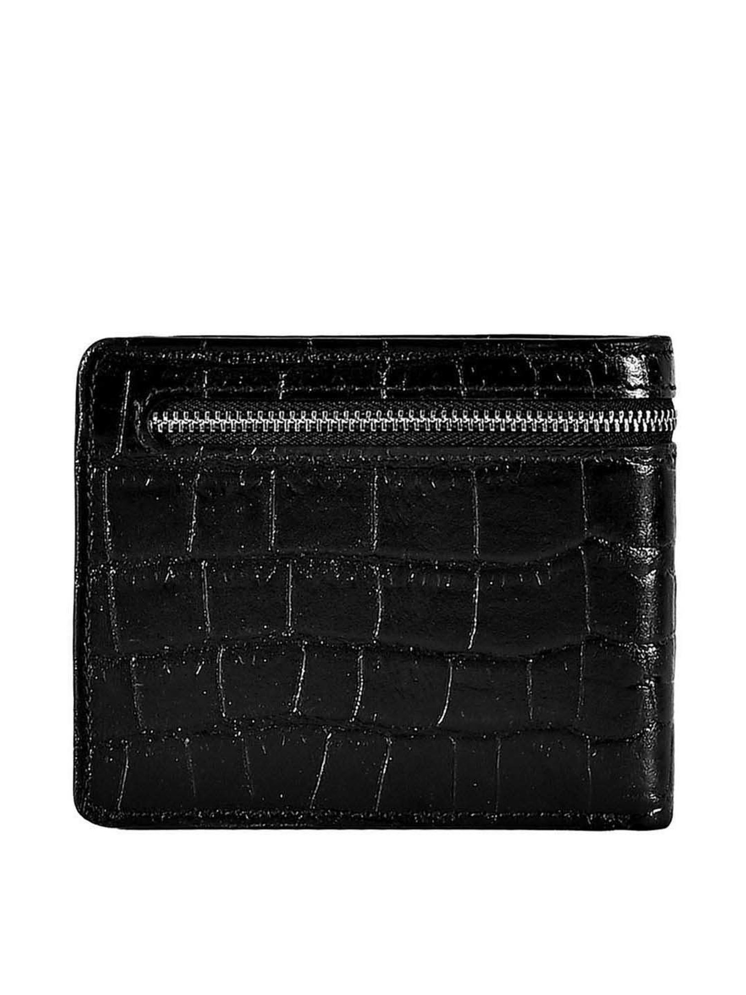 Eske Oisin Black Casual Leather Bi-Fold Wallet for Men