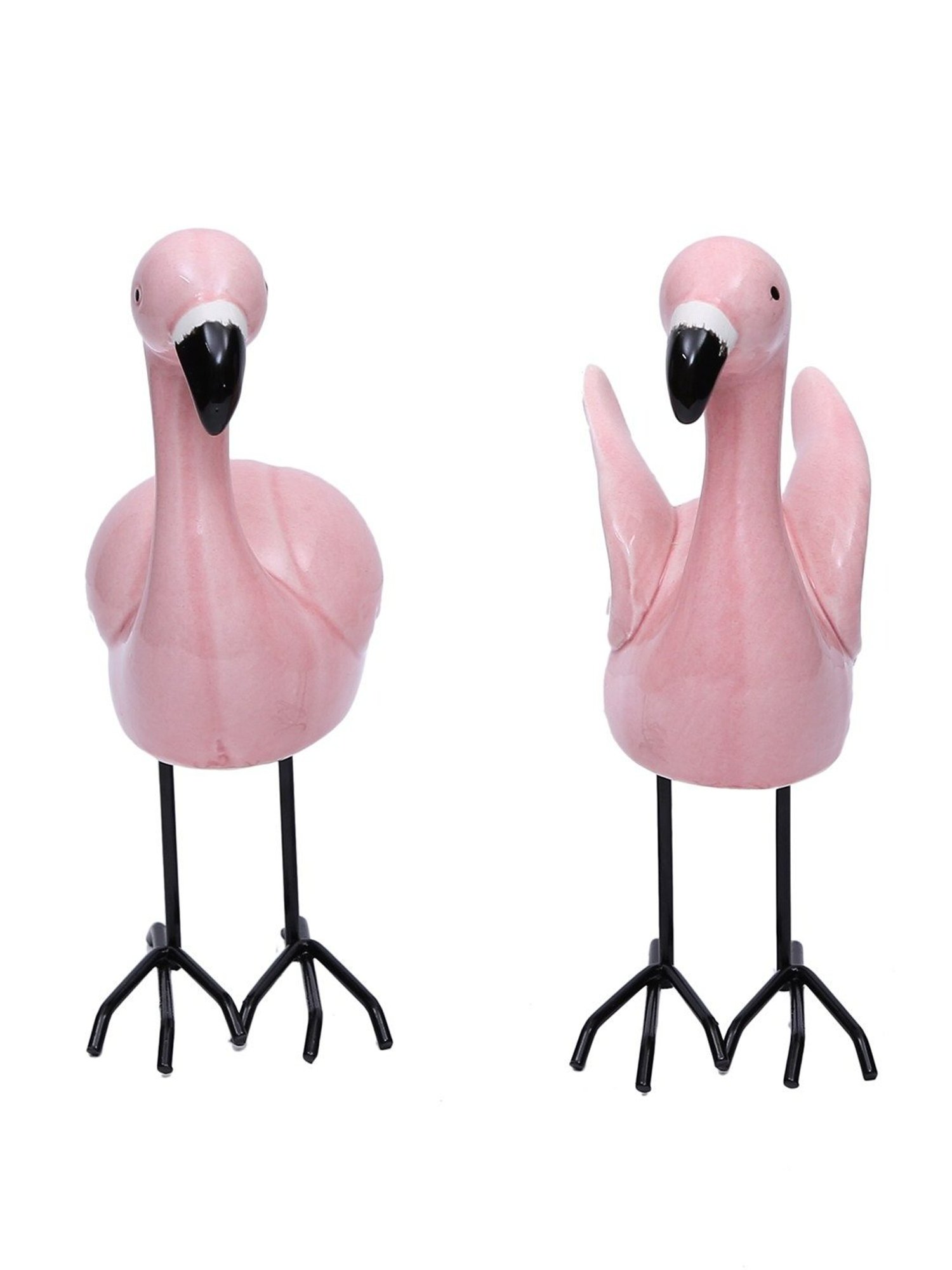 Tayhaa Cute and Petite Flamingo Duo Ceramic Set