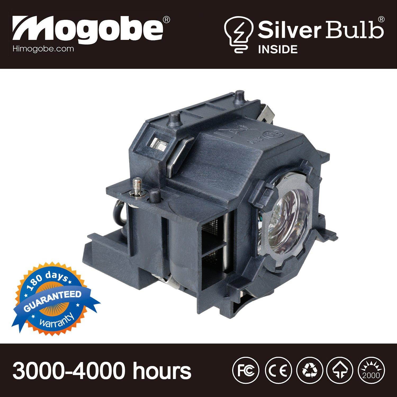 For ELPLP42 Replacement Projector Lamp with Housing by Mogobe(Silver Bulb Inside)