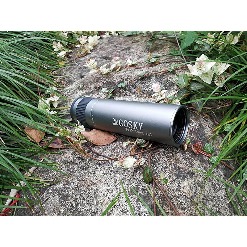 7x32 Metal Monocular Telescope HD Compact Monocular for Bird Watching Sports Travelling Camping Hiking Hunting and Outdoor Activities