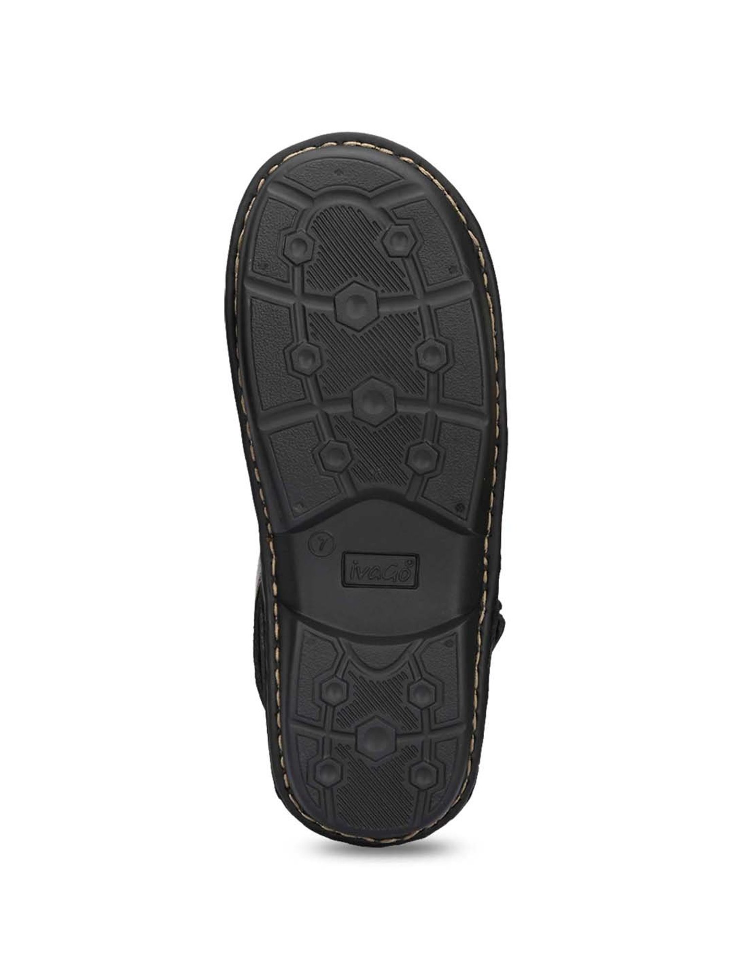 El Paso Men's Brown Back Strap Sandals