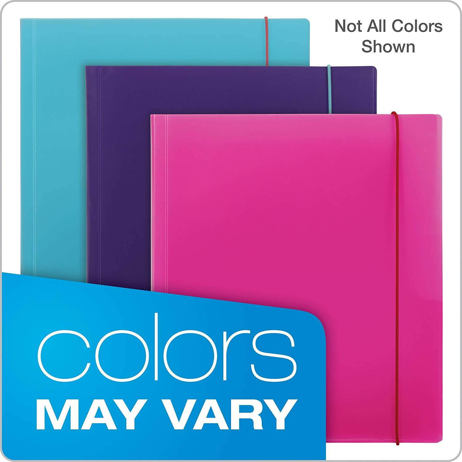 Pendaflex 10-Pocket Poly Organizers, Letter Size, Assorted Colors, Colors May Vary, 12 Pack (84029)