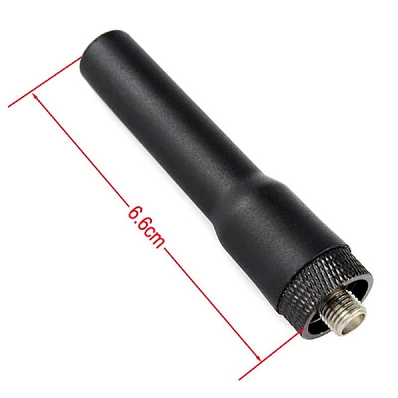 Two way Radio Antenna Soft Dual Band 144/430MHz SMA-F Antenna for Baofeng UV-5R BF-888S Kenwood  H-777 RT-5R Walkie Talkies (1 Pack)