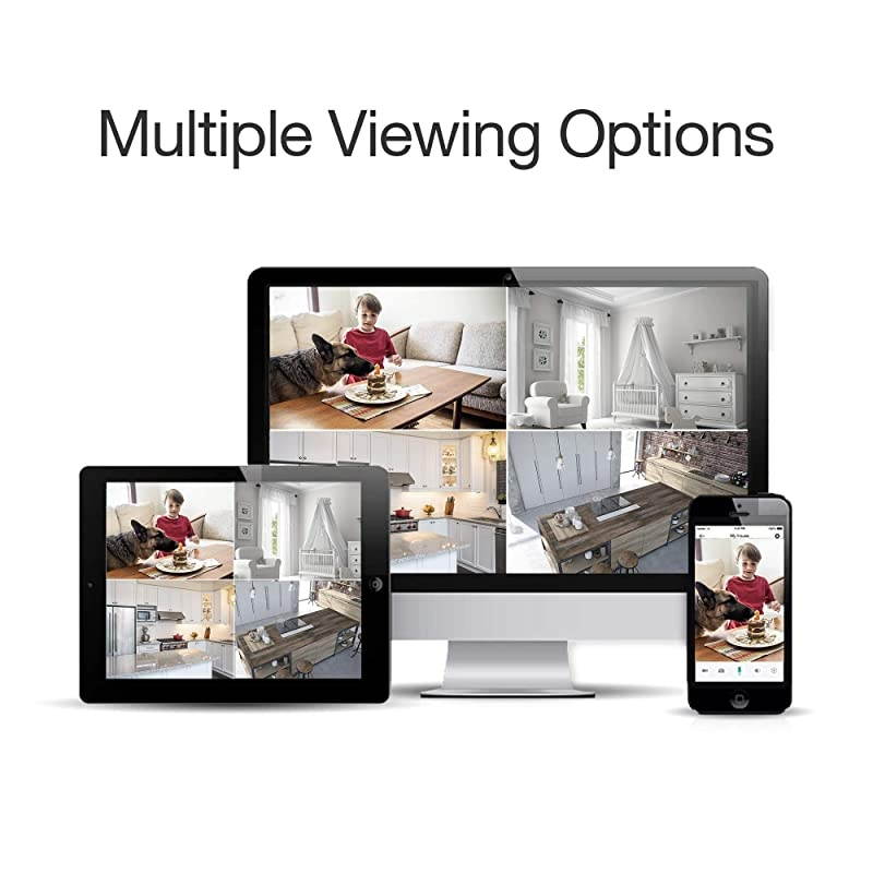 Mini Pro -WiFi Indoor Camera for Home Security, 1080p HD Smart IP Cam with Night Vision, 2-Way Audio, AI-powered Motion Detection, Phone App, Pet Camera- Works with Alexa and Google