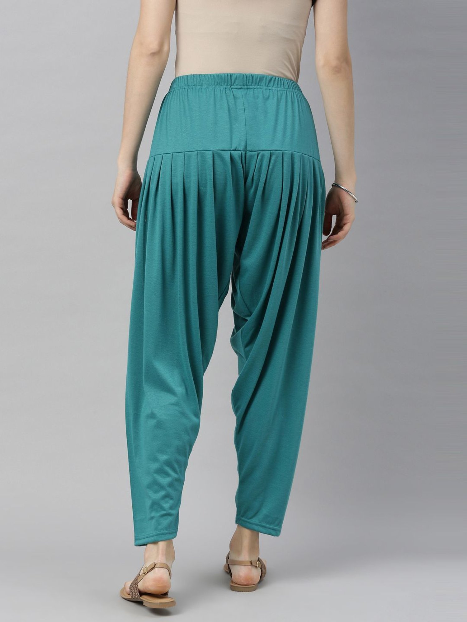 JCSS Blue & Mustard Patiala Pants - Pack Of 3