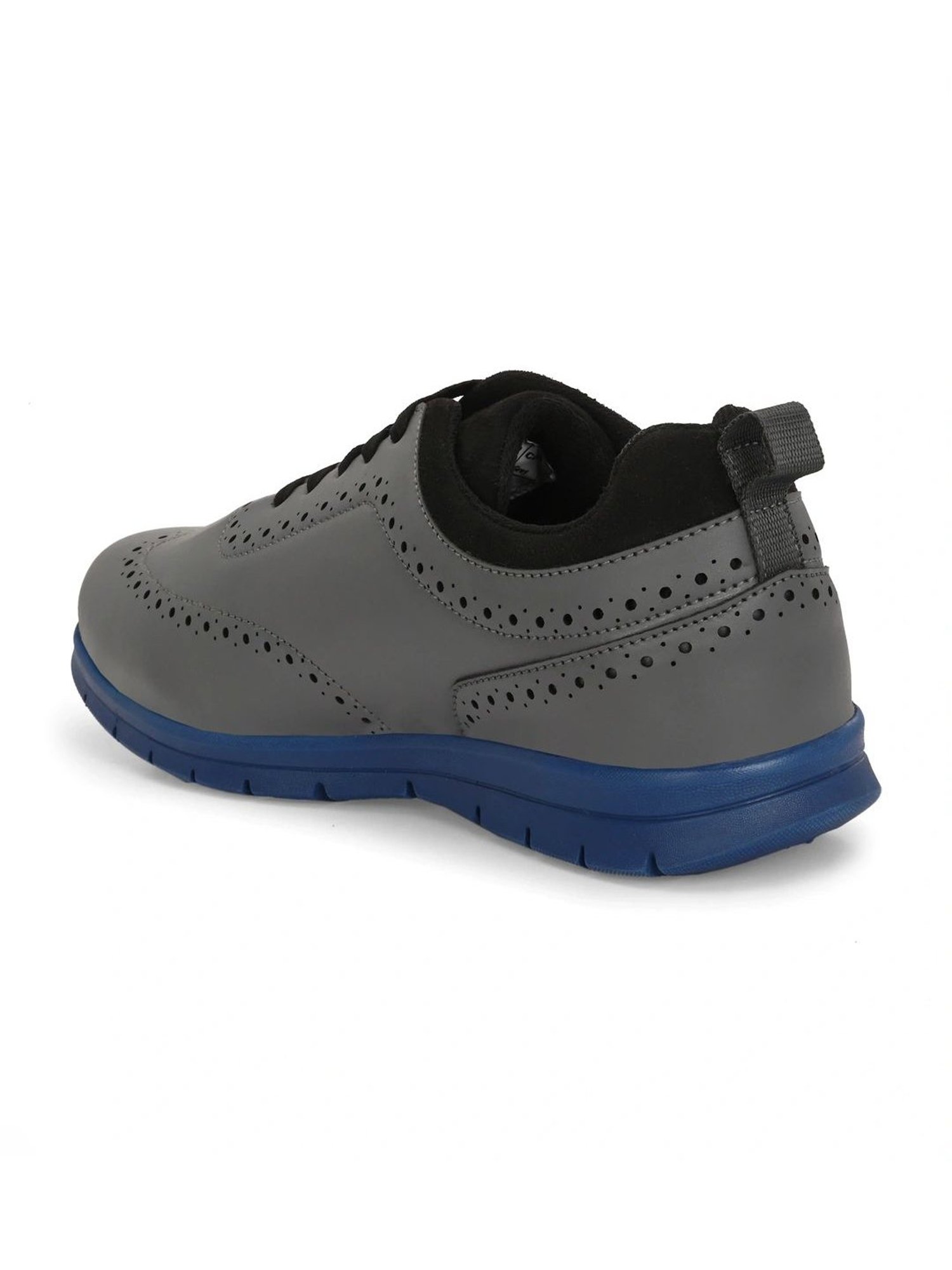 Hoversole Men's Cipher Grey Brogue Shoes