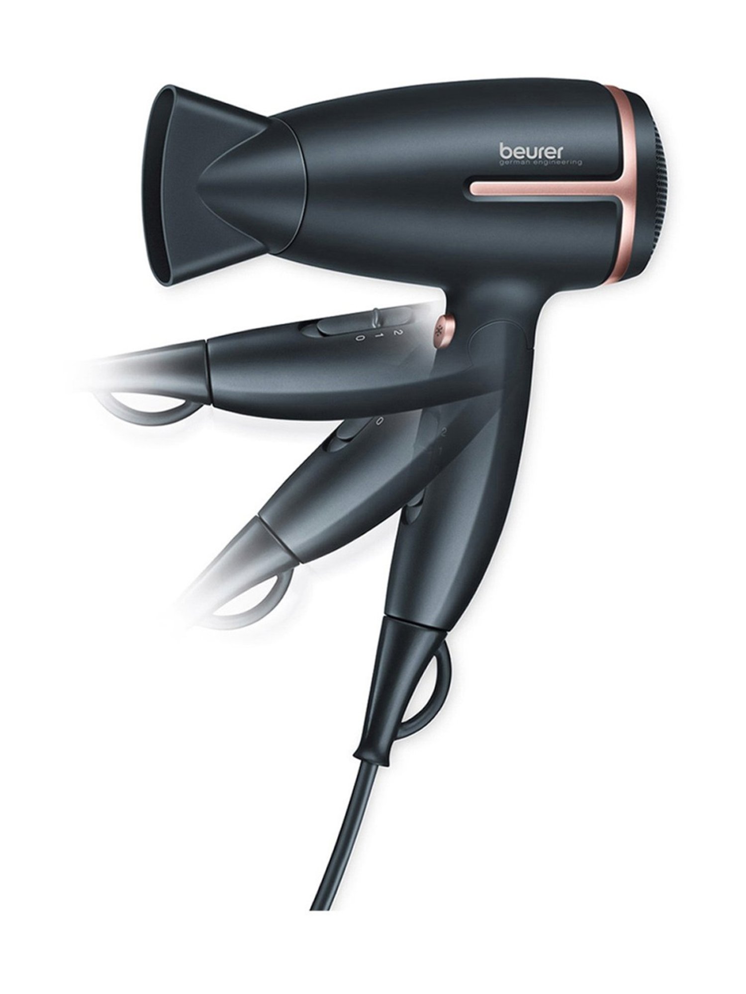 Beurer StylePro HC 25 Travel Hair Dryer - Black