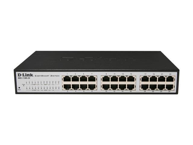 D-Link DGS-1100-24 EasySmart 24-Port Gigabit Switch