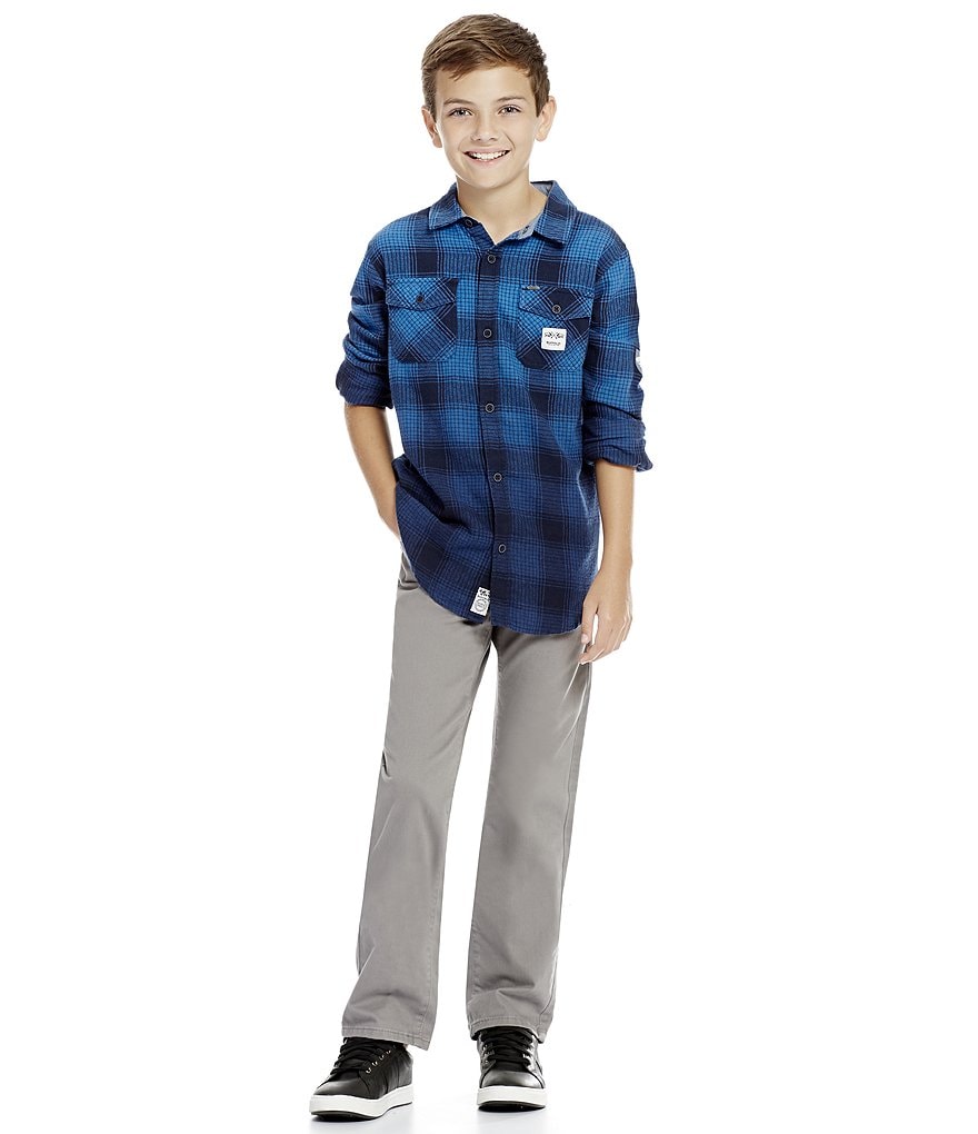 Class Club Big Boys 8-20 Stretch Twill Cargo Pants