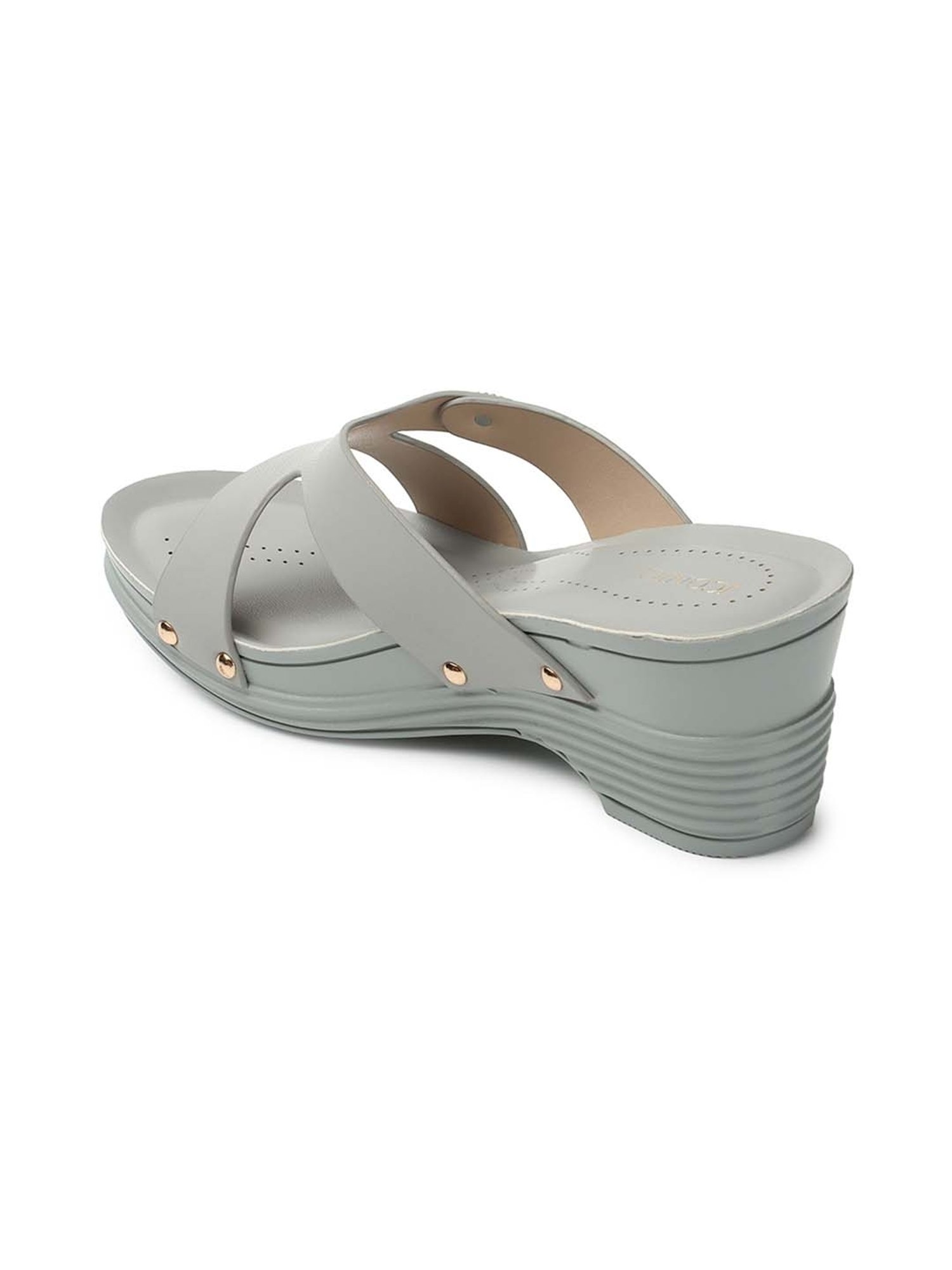 Iconics Women's Grey Casual Sandals