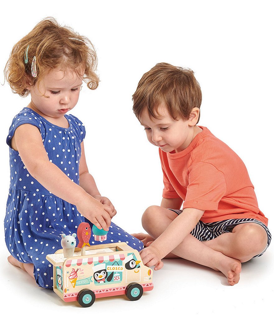 Tender Leaf Toys Penguin's Gelato Van Wooden Toy