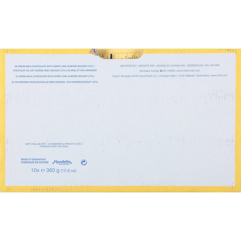 TOBLERONE Swiss Milk Chocolate Candy Bar - 12.6oz