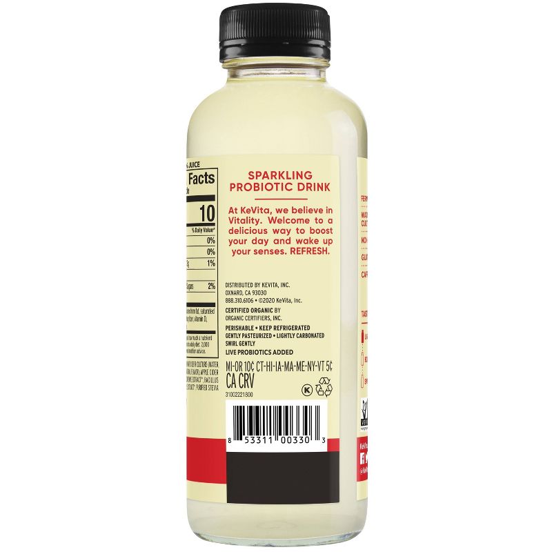 KeVita Lemon Cayenne Sparkling Probiotic Drink - 15.2 fl oz