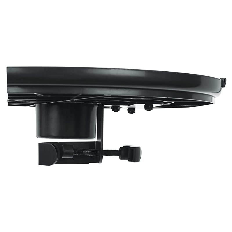 Frameworks Microphone Stand Accessory Tray with Drink Holder and Guitar Pick Tab; Extra Large 14" x 9" (GFW-MICACCTRAYXL)