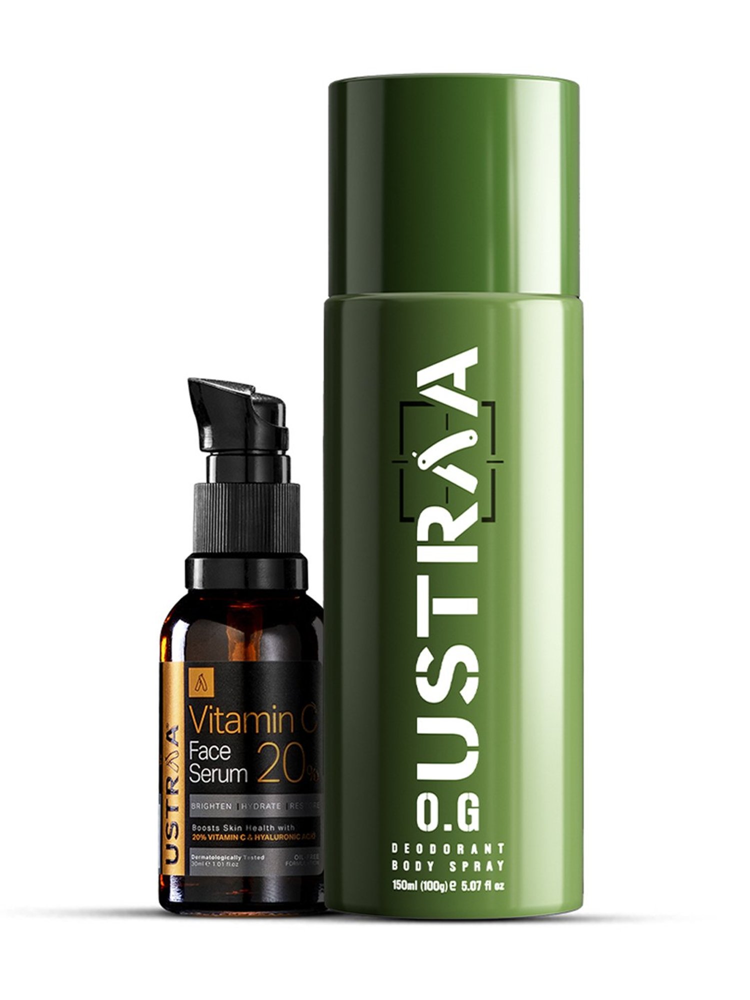 Ustraa O.G Deodorant & Vitamin C Face Serum - Set of 2