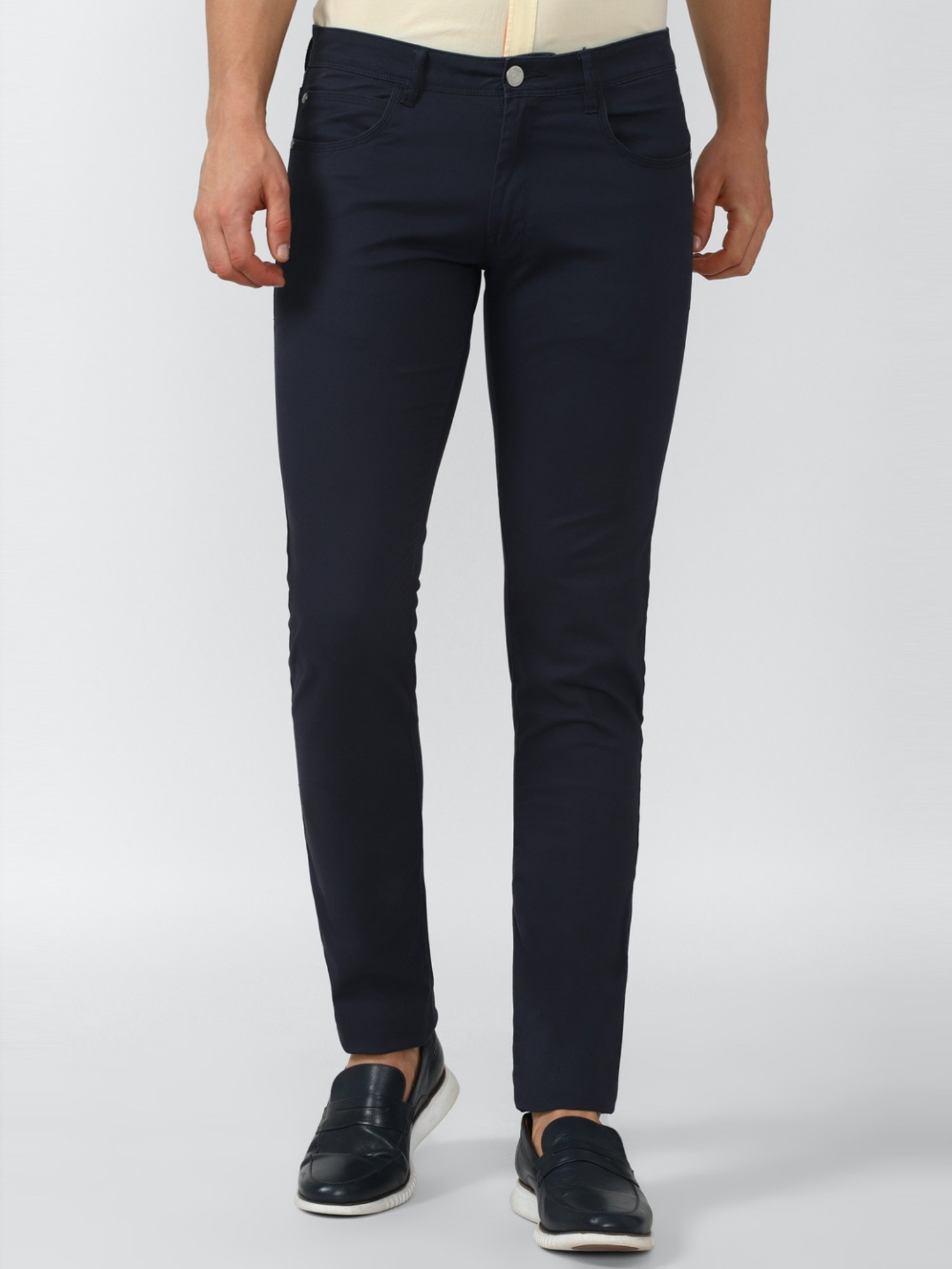 WES Casuals by Westside Olive Relaxed-Fit Mid-Rise Cotton Blend Joggers