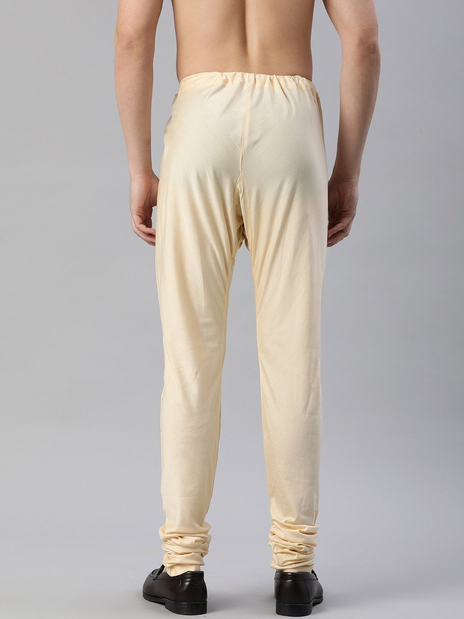 Manthan Cream Regular Fit Churidars