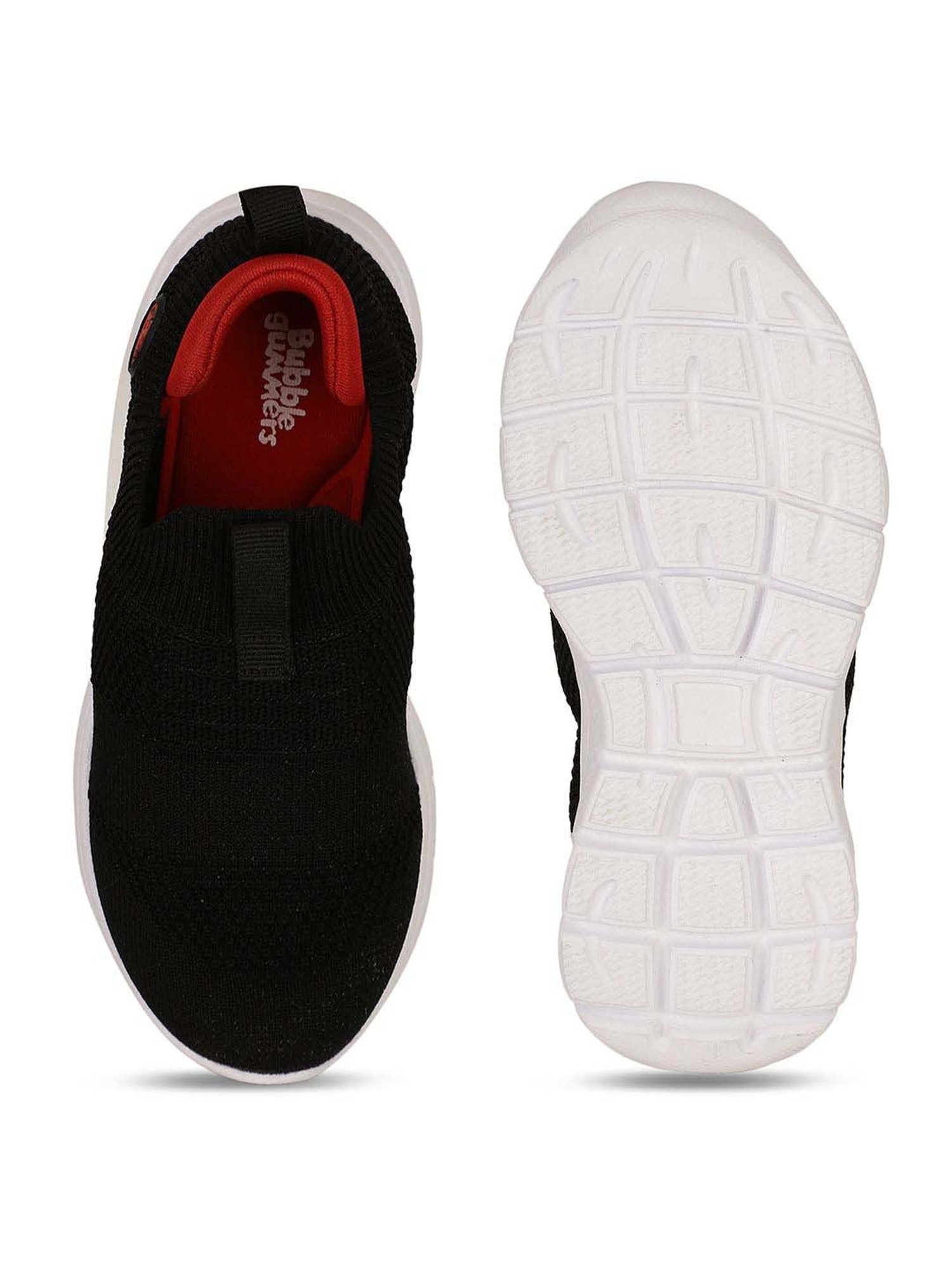 Bubblegummers by Bata Kids Black Casual Slip-Ons
