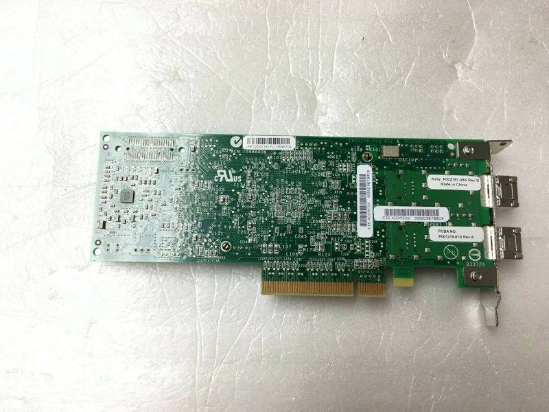 SUN EMULEX PCI-E P002181-08A 371-4306-01 DUAL PORT FIBRE CHANNEL LPE12002