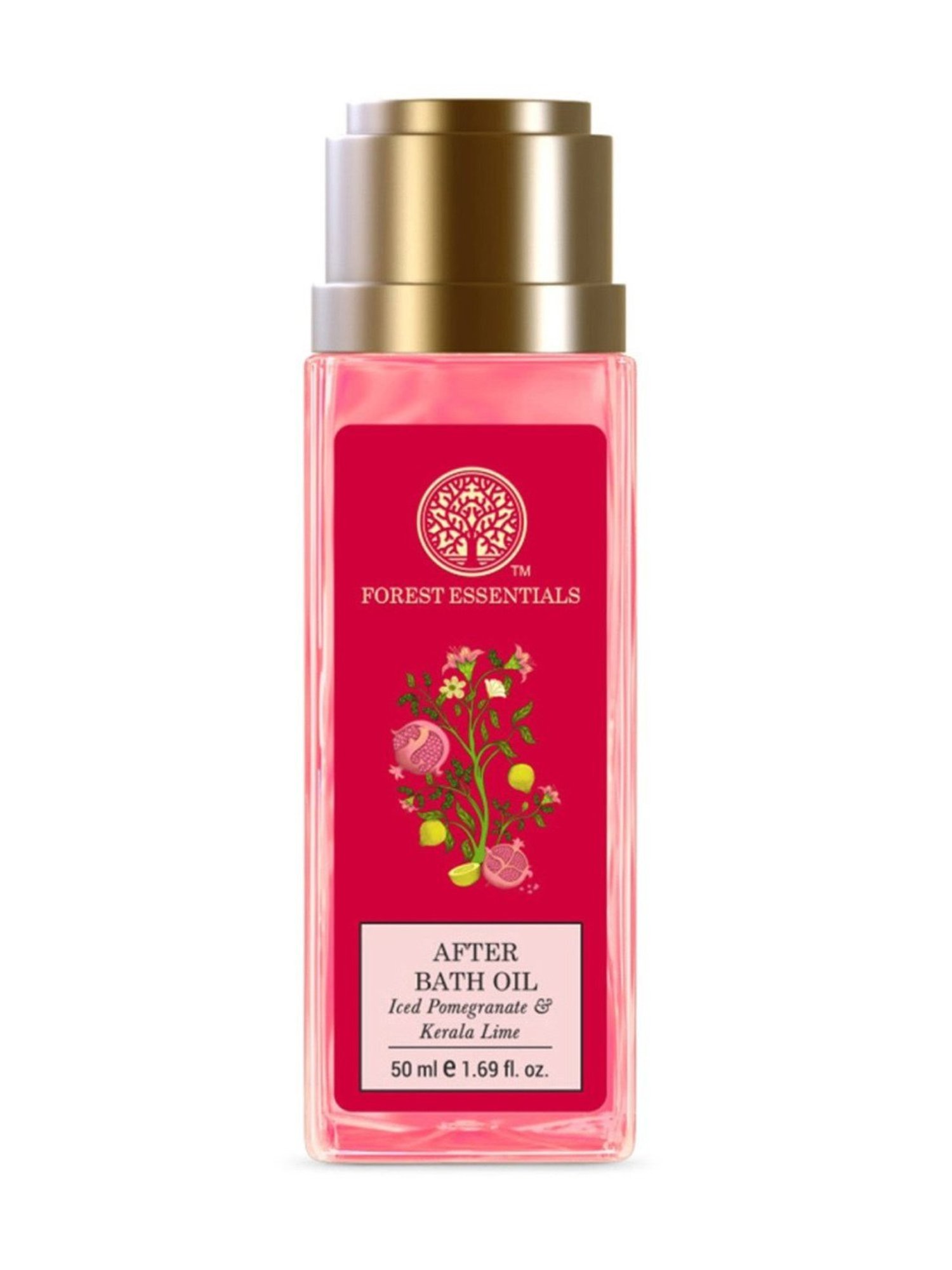 Forest Essentials Ayurvedic Pomegranate & Kerala Lime After Shower Oil - 50 ml