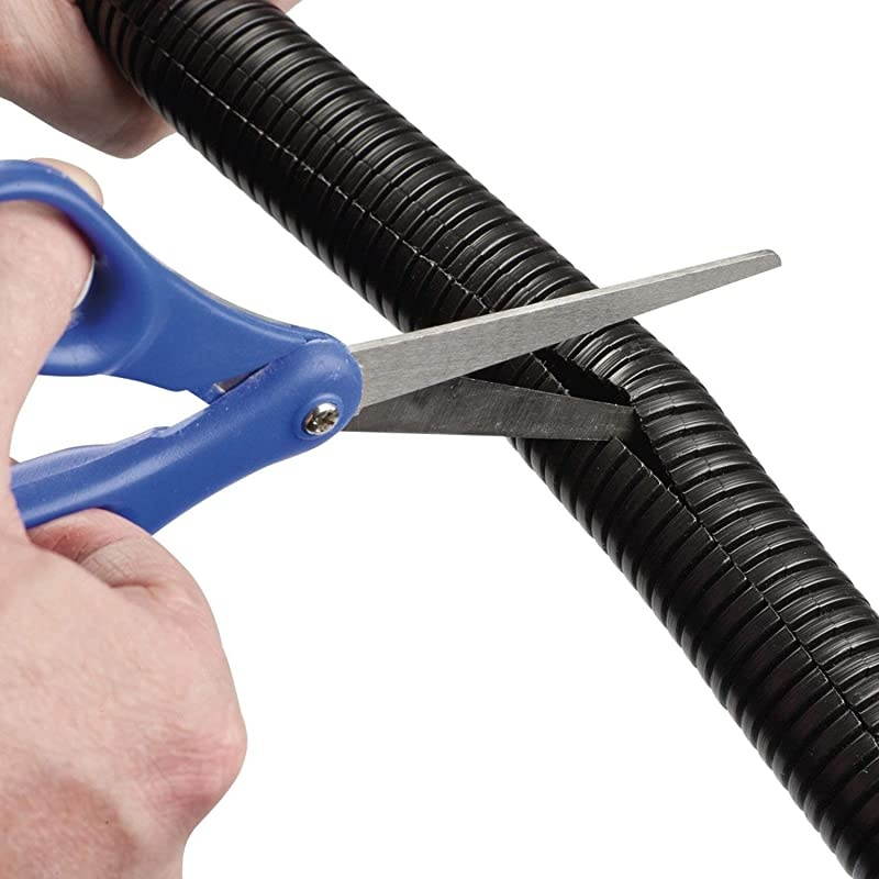 Black Cable Tube | 3 7 Flexible Cable Management Sleeve | Wire Organizer to Hide Cords from TVs PCs and Game Consoles | 125 Inch Diameter