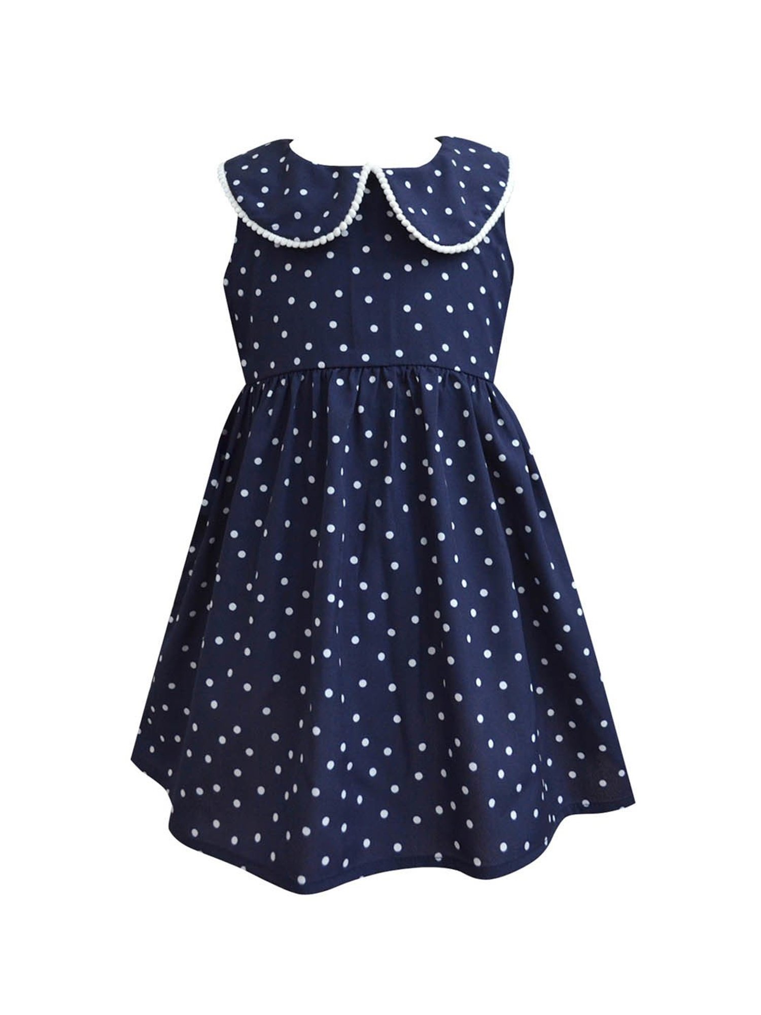 A.T.U.N. Navy Blue Printed Dress
