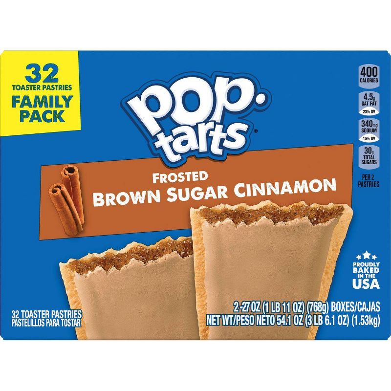 Pop Tarts Brown Sugar Cinnamon - 32ct/54.1oz - Kellogg's