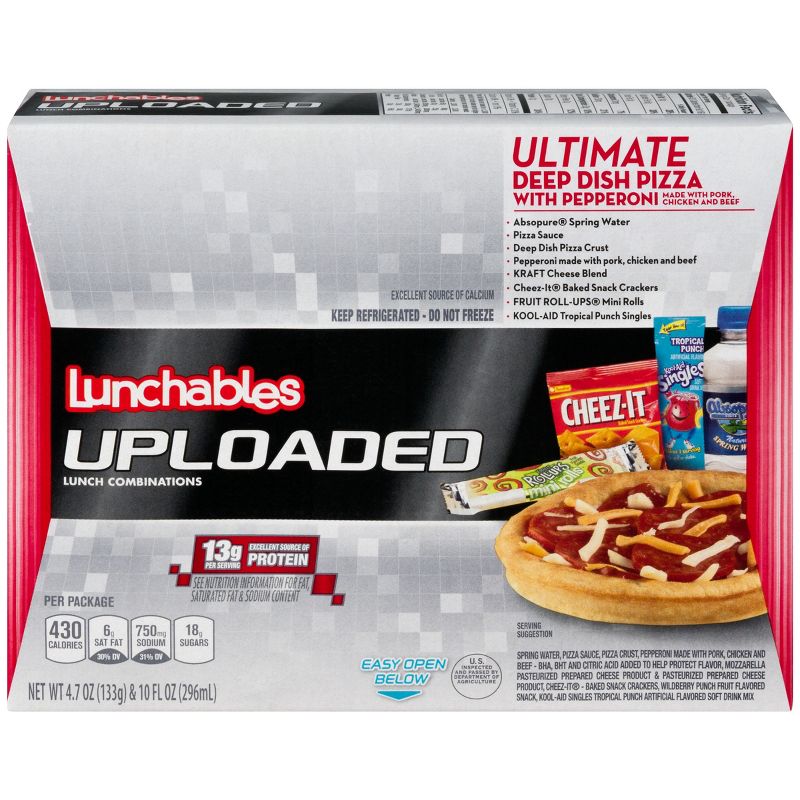 Oscar Mayer Lunchables Uploaded Deep Dish Pepperoni Pizza - 11.4oz