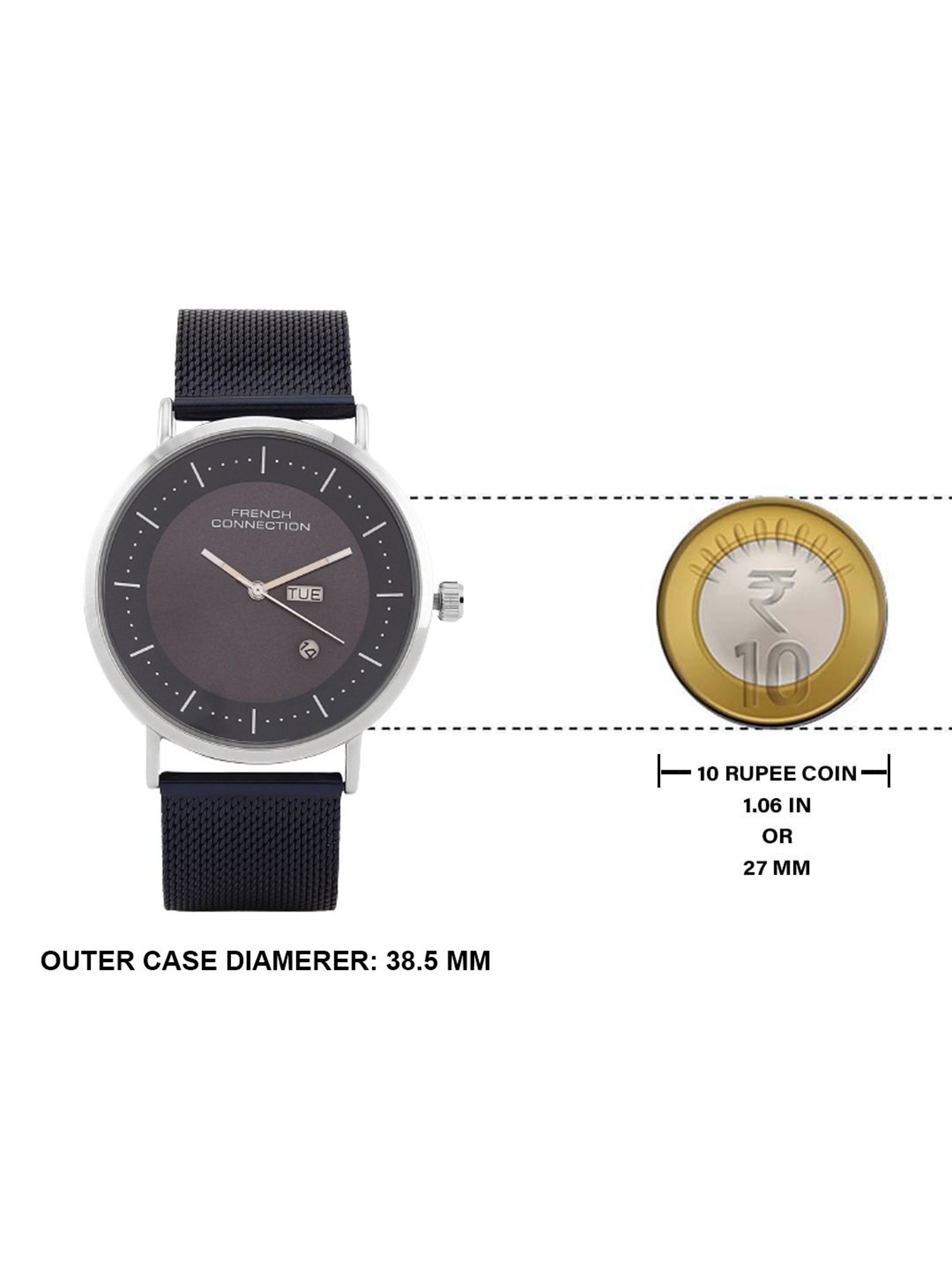 French Connection FCN00044F Ikon Analog Watch for Men