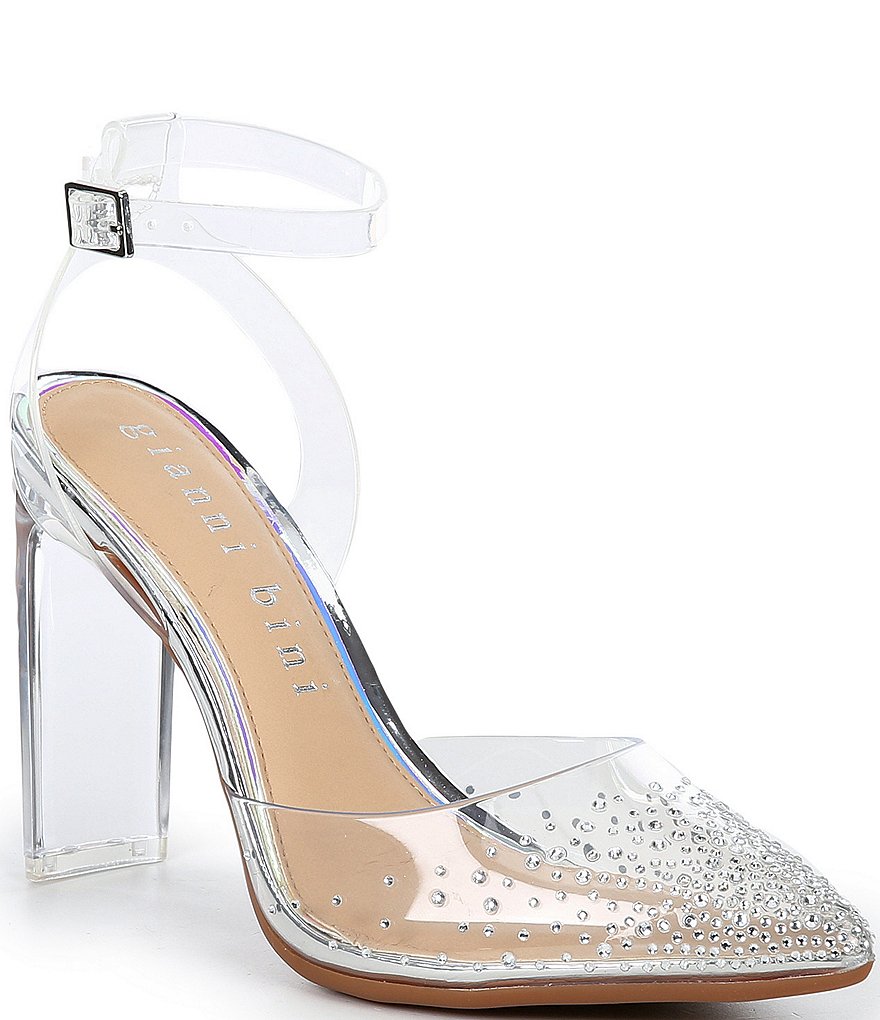 Trotters Kari Pearlized Leather Block-Heel Pumps