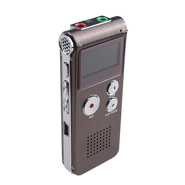 4GB Digital Voice Recorder Dictaphone MP3 Player Rechargeable