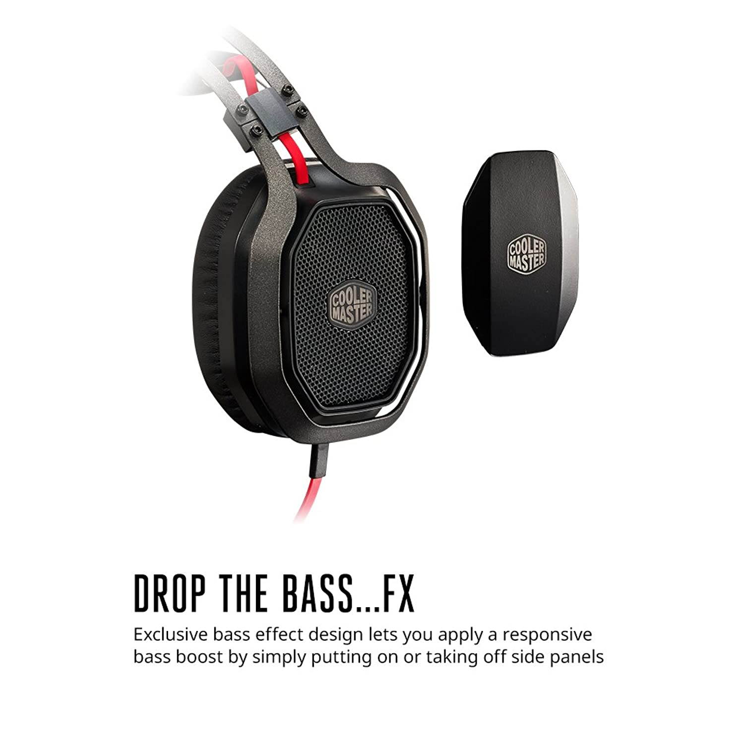 Cooler Master Pulse MH-750 Over-Ear Headset with Mic, Virtual 7.1 Channel Surround Sound with Exclusive Bass FX Technology
