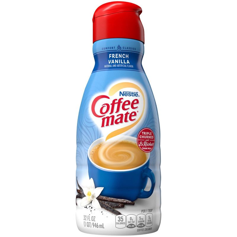 Coffee Mate Vanilla Caramel Coffee Creamer - 1qt
