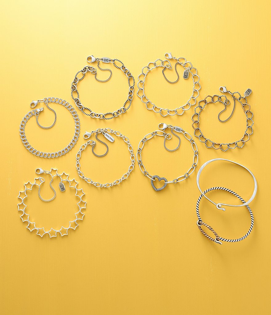 Barse Sterling Silver and Genuine Turquoise Detailed Cuff Bracelet