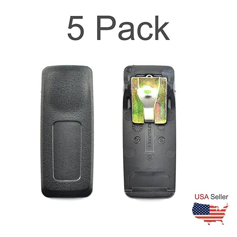 5Pack Two Way Radio Belt Clip for Motorola XPR6300 XPR6550 Replacement of OEM PMLN4652A