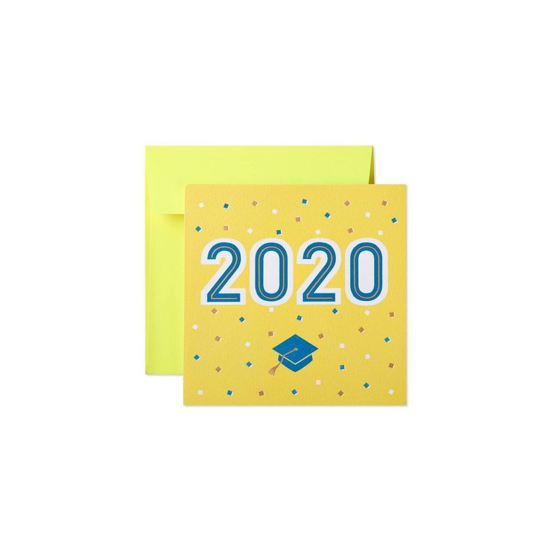 6ct "2020" Graduation Card Pack