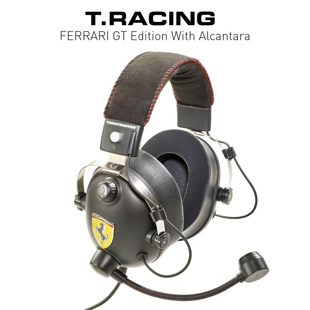 ThrustMaster Ferrari Alcantara Race Bundle (PS4, XOne & Windows) Headphones and Wheel