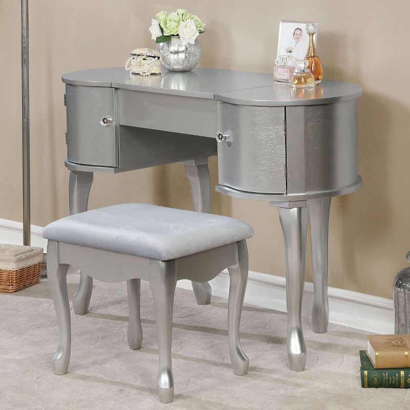 Garbo Vanity Set Silver - HOMES: Inside + Out