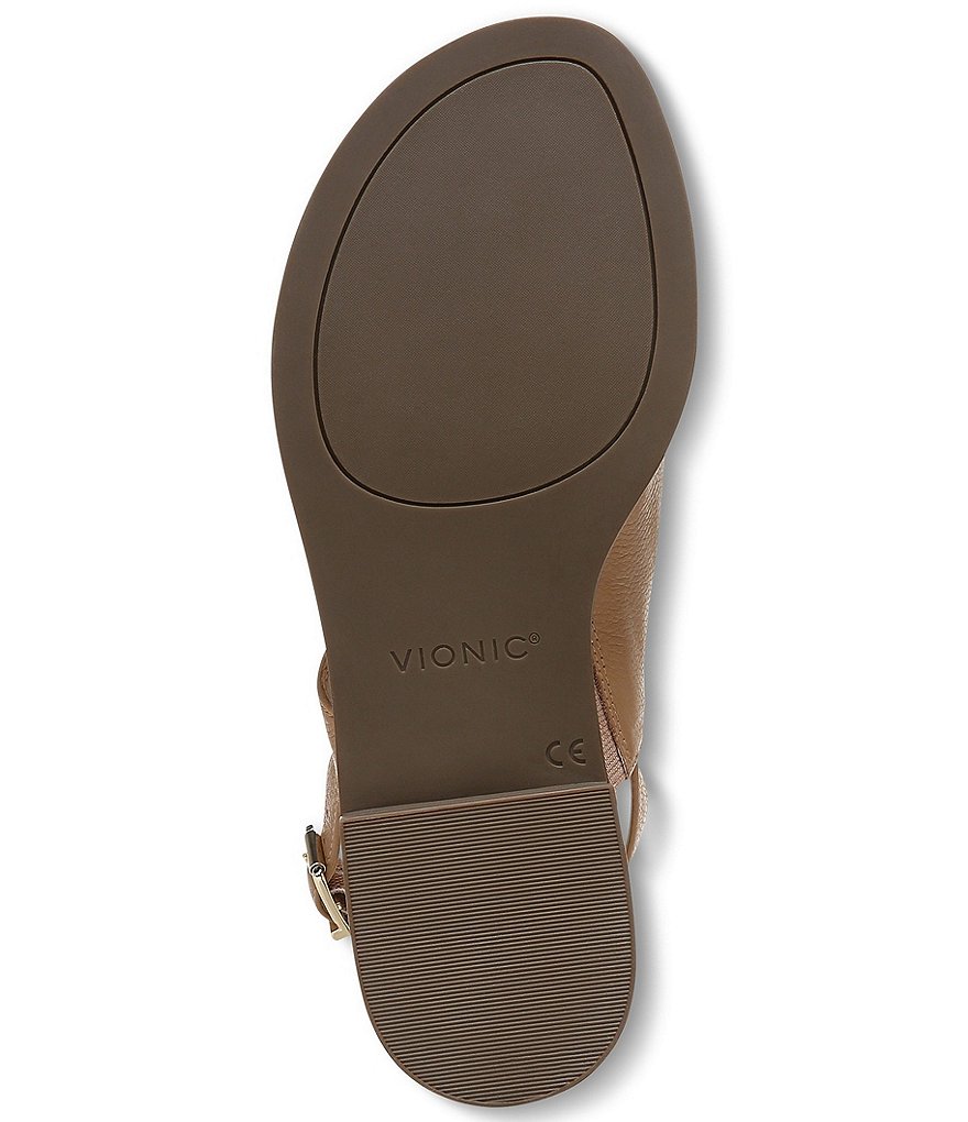 Vionic Ella Leather Thong Sandals