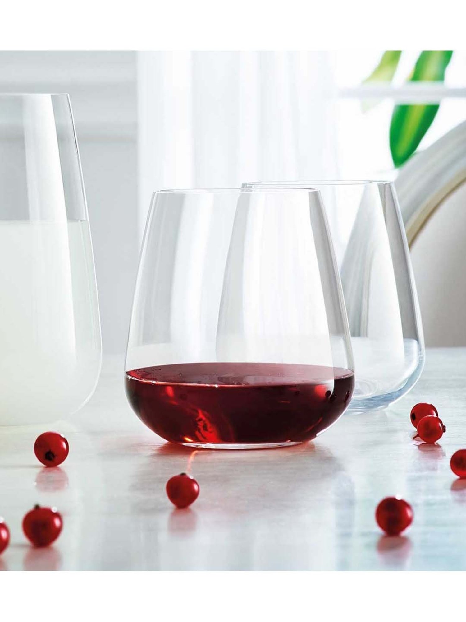 LUIGI BORMIOLI Talismano Transparent Wine Glasses - Set of 4