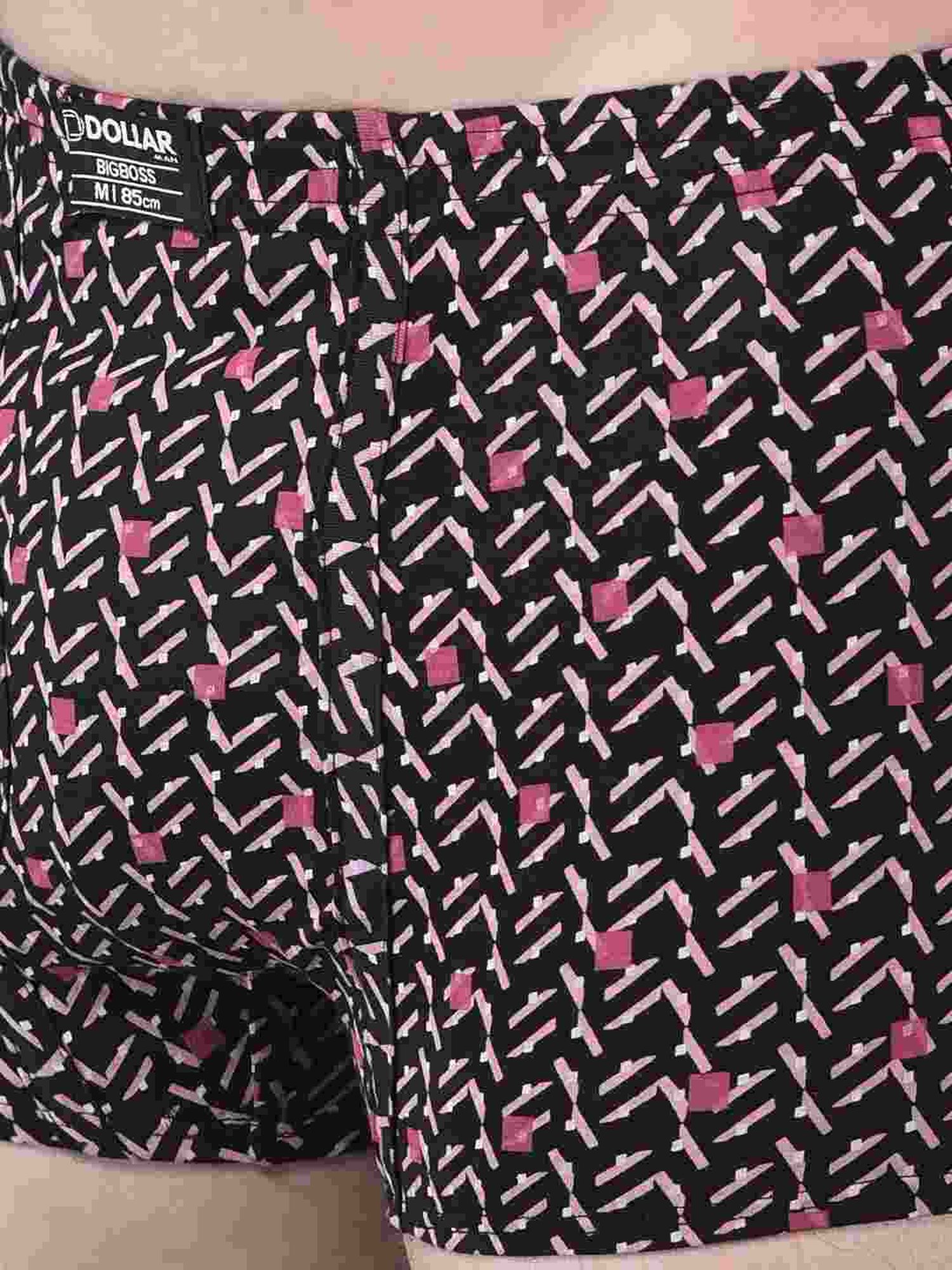 Dollar Bigboss Assorted Cotton Regular Fit Printed Trunks - Pack Of 2