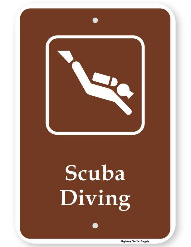 Scuba Diving Sign