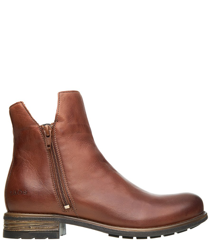 Taos Footwear Zip It Leather Booties