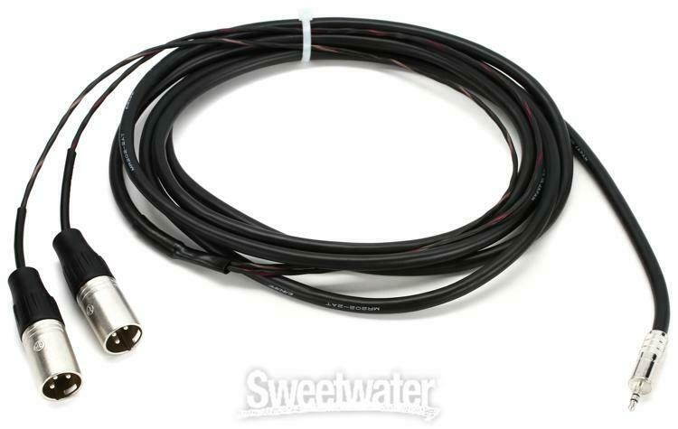 Pro Co IPMB2XM-10 3.5mm TRS Male to Dual XLR Male Insert Cable - 10