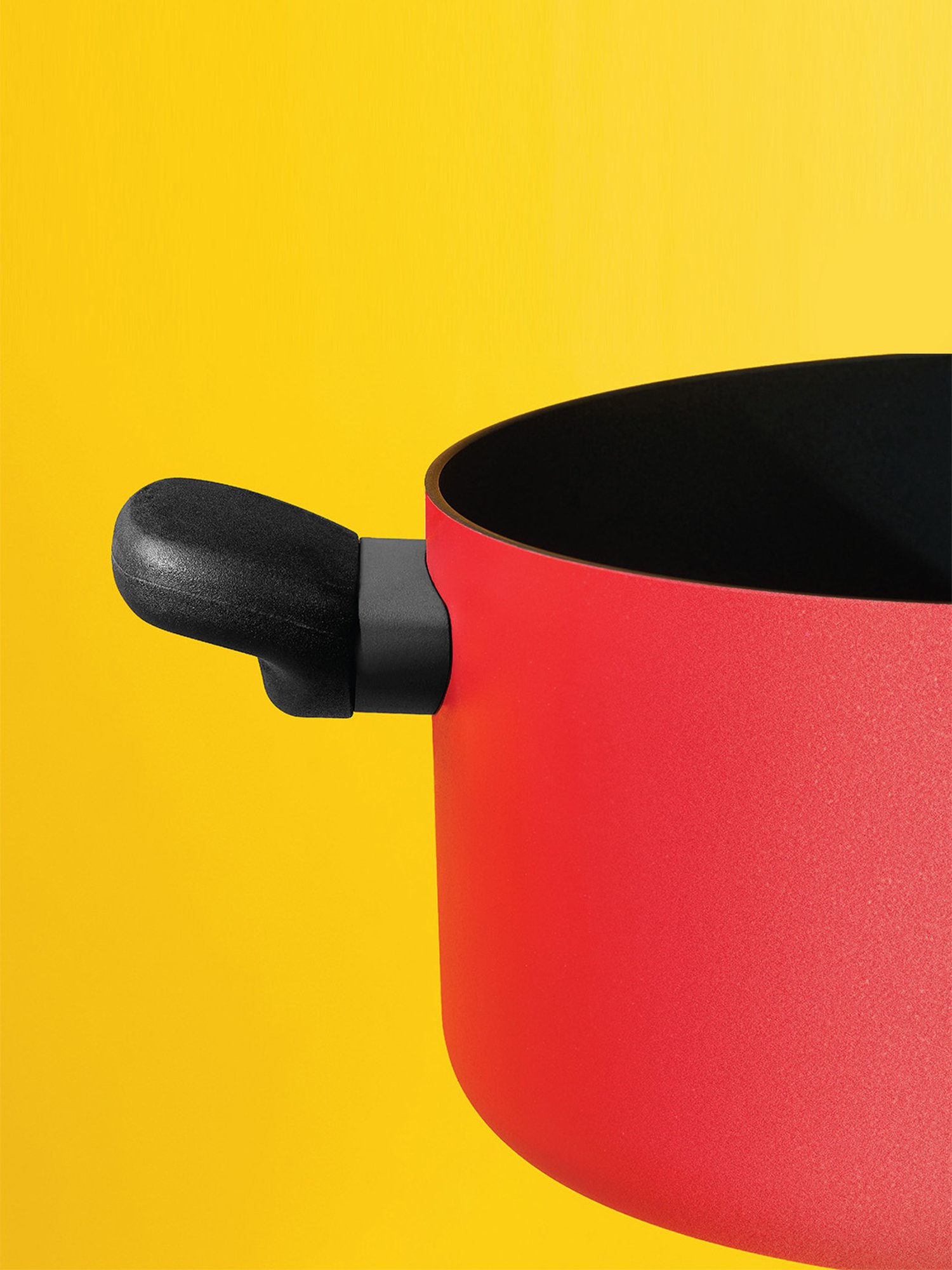 Meyer Bahaus Red Aluminium Casserole with Lid (2.8 L)