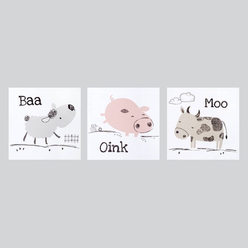 3pc Farm Stack Canvas Wall Art Set - Trend Lab